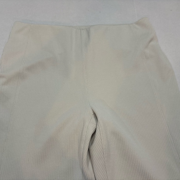 Lululemon Ribbed SoftStreme Flared Pants, Regular Size 10, Bone color - Picture 1 of 4
